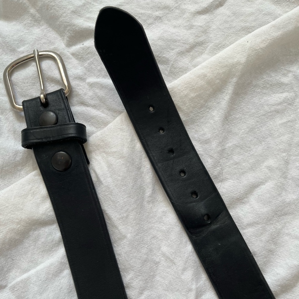 Vintage leather belt